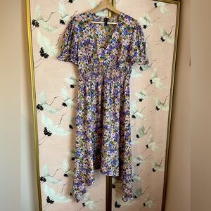 ASOS Influence handkerchief midi dress